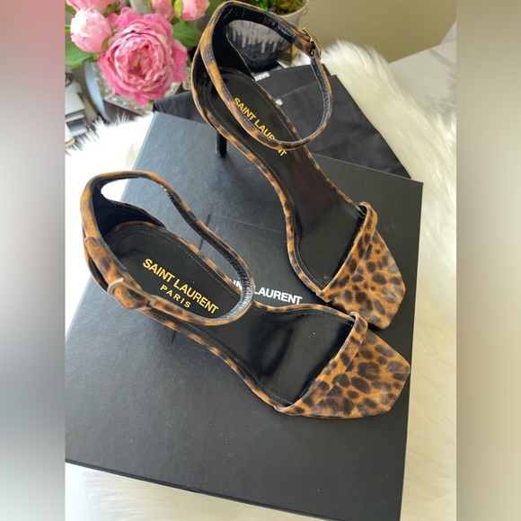YSL leopard heels sandals - Picture 6 of 13